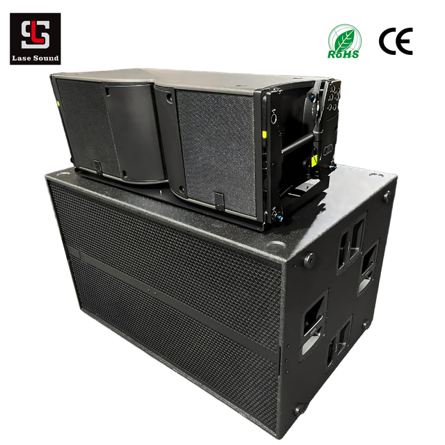 Dual 21 Inch 6000W Active Subwoofer Professional FIR DSP Powered Bass Bin Stage Outdoor Speaker for Concert Line Array