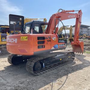 Excavadora Hitachi ZX120 de 12 toneladas usada, maquinaria de construcción con orugas hidráulicas de Japón, motor central, cojinete de bomba de engranajes - Product Image 4