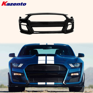 Para <span class=keywords><strong>Ford</strong></span> <span class=keywords><strong>Mustang</strong></span> <span class=keywords><strong>Shelby</strong></span> <span class=keywords><strong>GT500</strong></span> 18-23 solo Carbon XSJ Style Kits de cuerpo de parachoques delantero - Product Image 1