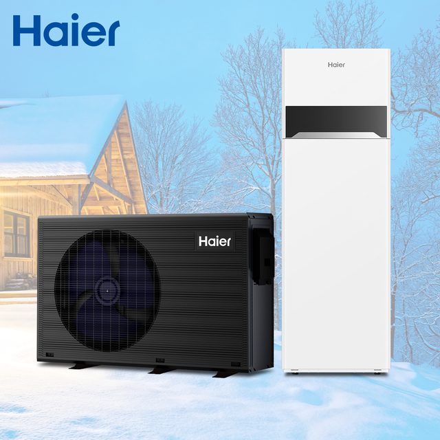 220V 6kw 8kw 10kw 12kw Stainless Steel Solar All-In-One Heat Pump Full Intelligent Control for Underfloor Heating Cooling Hot