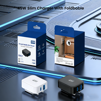 Chargeurs USB-C pliables Tommox 45W à charge rapide pour téléphones Samsung, iPhone, iPad – Vente en gros de chargeurs USB-C 45W pour téléphones mobiles
