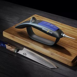 Afilador de Cuchillos de Acero de Tungsteno en Forma de V Ningbo Yuyao, Herramienta de Jardín Profesional con Ajuste Automático de Ángulo, Azul ND-029PRO - Product Image 4