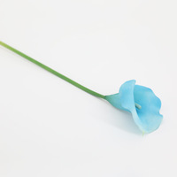 Fleurs artificielles de lys calla en caoutchouc souple de haute qualité, effet toucher réel, pour centre de table de mariage, fêtes et décoration intérieure