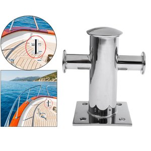Bouée de quai simple en acier inoxydable 316 robuste, polie, pour <span class=keywords><strong>amarrage</strong></span> marin de yachts, bateaux et quais - Product Image 6
