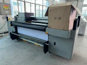 Imprimante UV hybride 180 cm <span class=keywords><strong>Prix</strong></span> d'usine Têtes d'impression Konica 10241 Haute précision <span class=keywords><strong>Rouleau</strong></span> et plat Tout-en-un Machine d'impression - Product Image 2