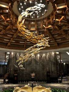 Luminaire de Plafond Soufflé Led Teinté Déco Suspendu Grands Lustres d'Art Lampe en Osier Moderne Cristal Orme Suspension Luminaires - Product Image 6