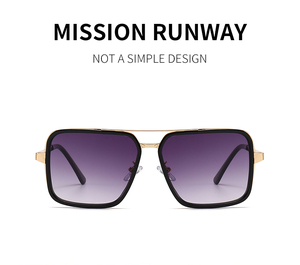 Gafas de Sol Unisex de Moda con Marco Metálico Cuadrado Clásico, Protección UV400 y Logotipo Personalizado para Hombre y Mujer - Product Image 4