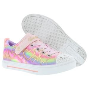 Chaussures pour filles Twinkle Sparks Ombre Love, lumineuses, à fermeture auto-agrippante en forme de cœur, rose clair multicolore, style marche - Product Image 4