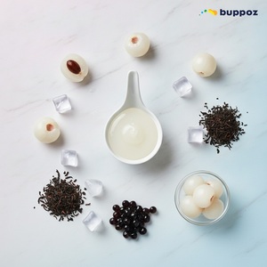Sirop de Litchi 5kg Bouteille Halal HACCP Végétarien pour Magasin de Bubble Tea et Thé au Lait Marque Privée - Product Image 4