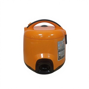 Mini cuiseur à riz automatique en plastique avec minuterie mécanique, chauffage sous la cuve, capacité 0,6-1,5 L, portable pour usage domestique - Product Image 1