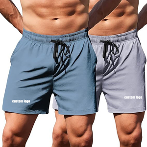 Shorts de sport d'été pour hommes personnalisés, shorts de plage, motif décontracté, fitness, gym, sport, double couche, doublure de compression 2 en 1 - Product Image 5