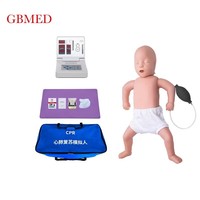 Maniquí de RCP Infantil, Maniquí Médico de Primeros Auxilios con Monitor Digital para Entrenamiento de Enfermería en Escuelas y Hospitales Sin Impresora