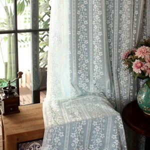Design Wedding Jacquard Living Room Floral Lightweight <strong>Spot</strong> Elegant Bedding Sheer Curtain <strong>Fabric</strong> White - Product Image 5
