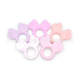 Anneau de dentition en silicone Minnie Mouse, jouet à mâcher pour bébé, pour filles de 3 mois et plus - Product Image 5