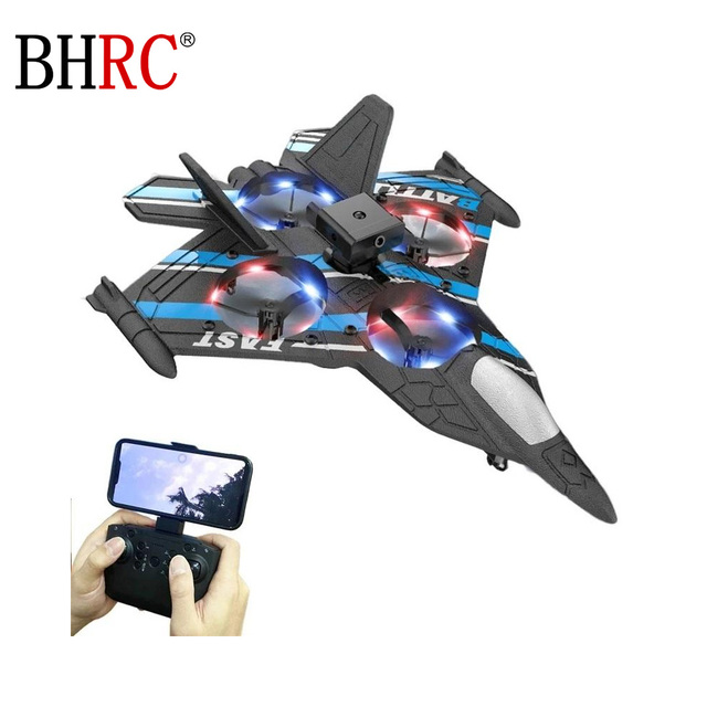 Obstacle Avoidance Remote Controller Plane Anti-Fall EPP Foam Toy Custom Mini 2.4G Rc Drone Airplane with Camera