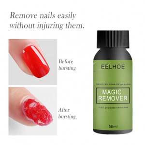 <span class=keywords><strong>EELHOE</strong></span> Removedor Mágico de Esmalte de Uñas en Gel para Manicura, Sin Dolor, Limpieza Rápida en 1-2 MINUTOS, Removedor de Esmalte de Uñas en Gel UV, Arte de Uñas - Product Image 5