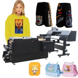 เครื่องพิมพ์อิงค์เจ็ทแบบ DTF หัวพิมพ์คู่ Xp600 ประสิทธิภาพสูง ขนาด 60 ซม. พร้อมฟิล์ม PET แบบม้วนสีขาว และเครื่องเขย่าผงกาวร้อน - Product Image 1