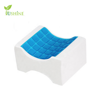 Hochwertige Strick techniken Ortho pä dische doppelseitige Gel-Knie kissen Memory Foam Wedge Contour für Ischias-Linderung Beins ch merzen