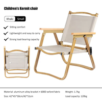 Chaise de camping pliable compacte et portable pour enfants, robuste, professionnelle, haute pression, universelle, durable, type Kermit