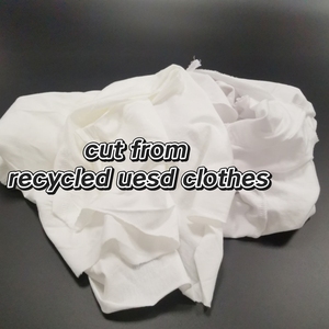 Stracci Bianchi in Cotone Riciclato per Pulizia, Delicati e Non Dannosi per <span class=keywords><strong>la</strong></span> Superficie, con Forte Potere Pulente - Product Image 1