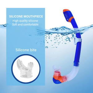 SNK300 Snorkel en silicone pour enfants, masque de plongée en silicone et ensemble de tuba pour apprendre à nager et jouer sous l'<span class=keywords><strong>eau</strong></span> - Product Image 5