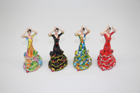 Figurine de danseuse en résine - Article décoratif de jardin coloré et très populaire, artisanat créatif en résine, perroquet