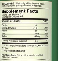 Comprimés de spiruline hawaïenne OEM 180 suppléments d'usine pour l'immunité des adultes Détoxification antioxydante Santé intestinale