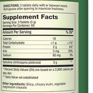 OEM tablet <span class=keywords><strong>Spirulina</strong></span> Hawaii 180 hitungan suplemen pabrik untuk suplemen dewasa detoksifikasi antioksidan kesehatan usus - Product Image 3
