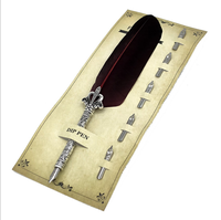 Ensemble de stylos plume classiques en métal, stylos plume promotionnels pour la calligraphie, stylos plume pour les affaires