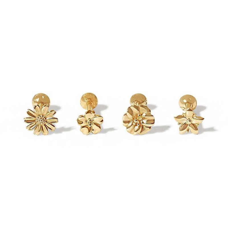 Gemnel Trendy Hollow Design Fashionable Piercing
