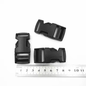 도매 플라스틱 버클 재고 있음 20MM 블랙 버튼 3/4인치 수하물 스트랩/백팩 액세서리 색상 및 크기 맞춤 가능 - Product Image 3