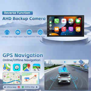 Autoradio 2Din, Radio para Auto, Reproductor MP5 de 7 Pulgadas con Pantalla Táctil para Nissan Navara 2001-2011, Reproductor Inalámbrico con Carplay y Android Auto - Product Image 3
