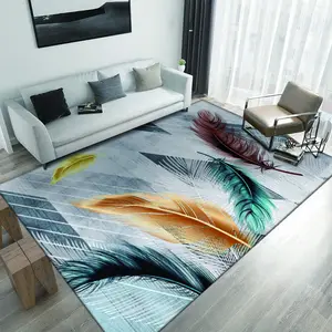 Karpet ruang tamu harga pabrik karpet area dapat dicuci mewah karpet desain lantai 3d dan karpet ruang tamu besar