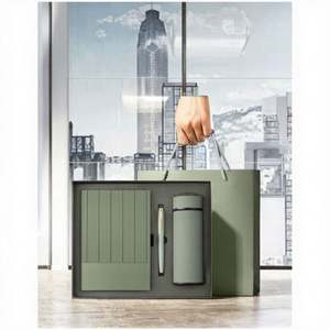 Wholesale Corporate Luxury <b>A5</b> Diary <b>Note</b> <b>Book</b> Gift Set Customizable Leather Notebook Bottle Pen Gift Box Business Gift - Product Image 1