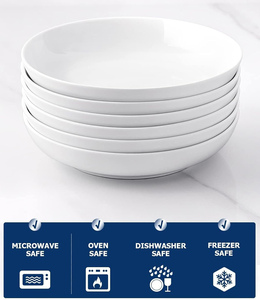 Assiettes carrées en porcelaine blanche à motif végétal, écologiques et modernes, pour restaurants et hôtels, assiettes à steak occidentales 8"/9"/10.5" AB - Product Image 5