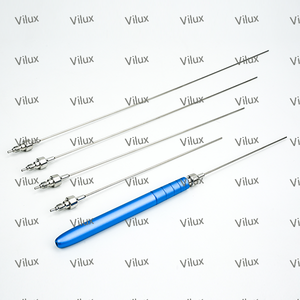 Pieza de mano para lipólisis con fibra óptica desnuda de 200-600m, mango de acero inoxidable para cirugía corporal, ecológico, longitud 100/150/200/250/300mm - Product Image 3