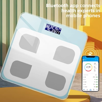Báscula Digital Inteligente para Medir Grasa Corporal y Peso - Analizador Inteligente para Peso Humano, IMC, Frecuencia Cardíaca y Medición Corporal