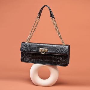 Sac à bandoulière classique en cuir véritable, motif bonbon, sac sous le bras à sangle unique, pour femme, mode hiver automne printemps <span class=keywords><strong>LOUIS</strong></span> - Product Image 2