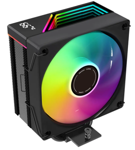 Enfriador de aire para CPU Jungle Leopard KF420 DGT, caja de ordenador negra/blanca ARGB, 4 tubos de calor, velocidad del ventilador 800-1800 RPM, ruido 20dBA - Product Image 3