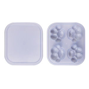 Cat Paw Silicone Mold &amp; PP Plastic Ice Cube <strong>Tray</strong> Set for <strong>Milk</strong> Tea Cocktails &amp; Pet-Themed Parties Ice Cream Maker - Product Image 6