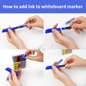 Rotulador de Pizarra Blanca Recargable, de Colores, Escritura Suave, para Oficina y Escuela, Gran Venta - Product Image 4