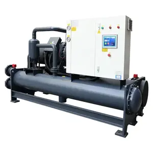 Water Cooling System Industrial Chiller Water Cooled With Cooling Tower For Concrete Cooling