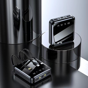 Nouveauté, vente flash, chargeur <span class=keywords><strong>portable</strong></span> à charge rapide, banques d'alimentation 4 en 1 avec câbles intégrés, banque d'alimentation 10000mAh - Product Image 5