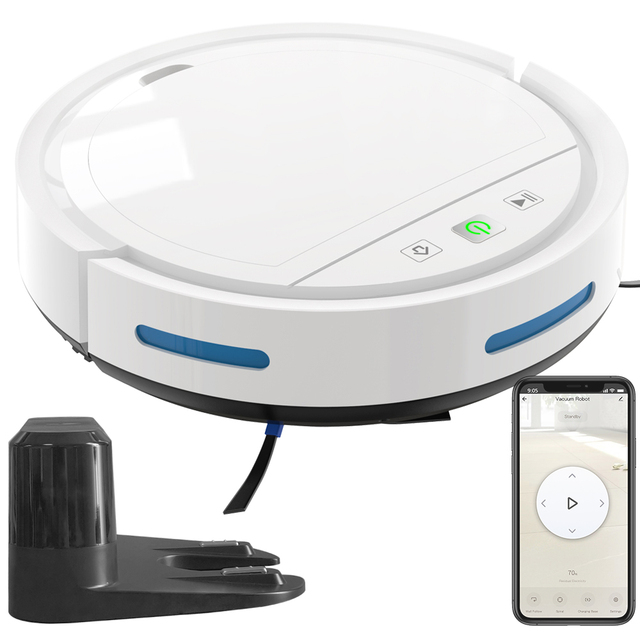 Home Vacuum Cleaner Robot WiFi Intelligent Low Price Factory Supplier Robot Vacuum Cleaner Sweeping Automatic Clean Robot Vacuum