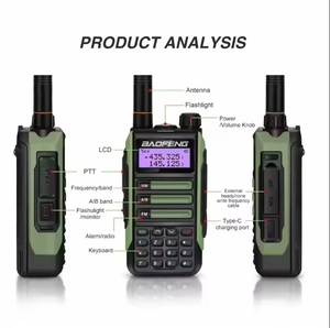 Walkie Talkie <span class=keywords><strong>BaoFeng</strong></span> UV-16 de Alta Potencia, Resistente al Agua y al Polvo, UV1, Comunicación Encriptada de Doble Banda, Linterna Potente - Product Image 4