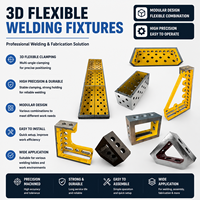 Kit de fixation pour table de soudage 3D flexible, fourni par l'usine, banc de soudage en fonte pour applications générales de fabrication de soudures métalliques