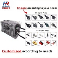 Chargeur de batterie Li-ion et plomb-acide 36V30A, 48V25A, 48V30A, 60V25A, 60V30A, 72V25A, à brancher, pour vélo électrique