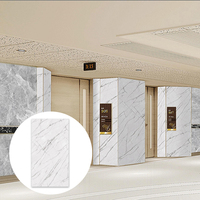 Plaque de marbre UV haute brillance en PVC, épaisseur 3 mm, étanche, durable, résistante à l'huile, durée de vie 30 ans, service de découpe inclus