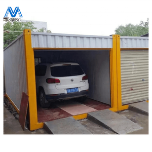 Maisons préfabriquées Salon modulaire mobile Débarras Parking <span class=keywords><strong>Garage</strong></span> Maisons préfabriquées avec portes à volets roulants - Product Image 4