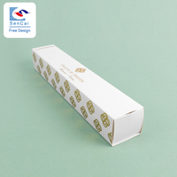 Boîtes à tiroirs personnalisées d'estampage de feuille d'or de macaron 3 6 12 de qualité alimentaire OEM avec emballage de logo